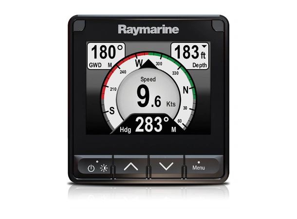 RAYMARINE i70s Startpakke M/ Itc-5 boksn Med giver for både vind, dybde, fart