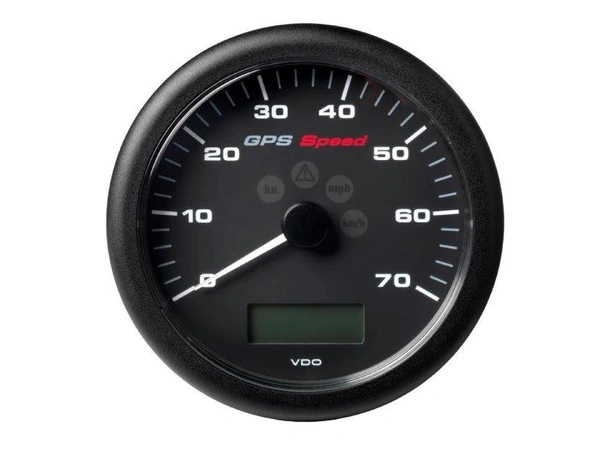 VDO ViewLine GPS Speedometer 0-35 Knop Innebygget GPS - LCD skjerm - NMEA2000