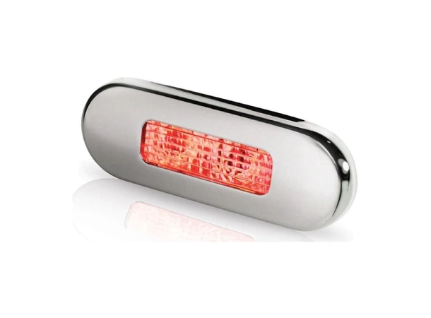 HELLA MARINE Trinnlys LED , rødt lys 12/24V - syrefast