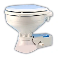 JABSCO Quiet Flush Toalett - 24V Stillegående elektrisk toalett
