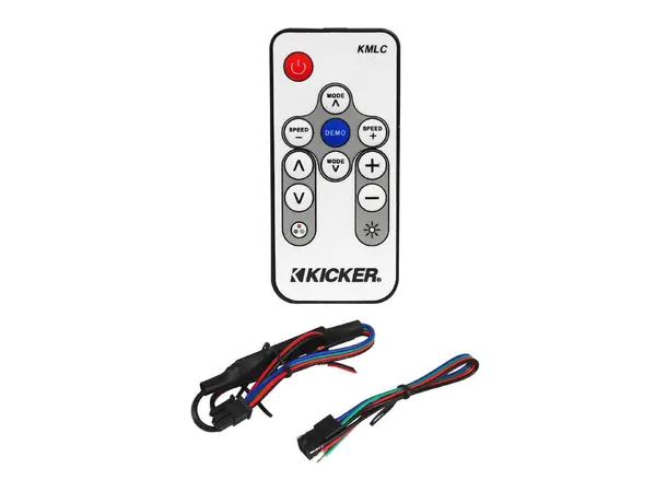 KICKER KMLC RGB LED kontroller sender og mottaker