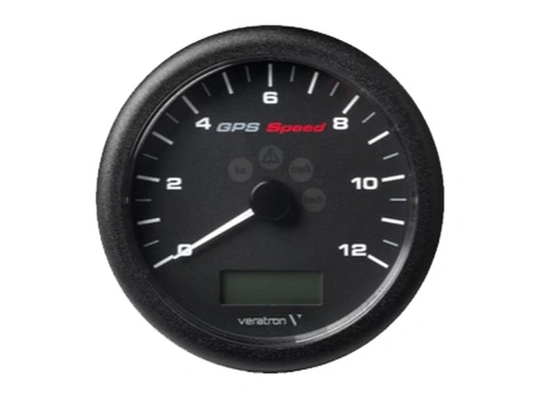 VDO ViewLine GPS Speedometer 0-12 Knop Innebygget GPS - LCD skjerm - NMEA2000