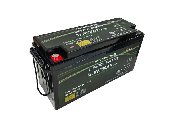 MICA Litiumbatteri PRO m/Bluetooth og varme 12,8v BMS