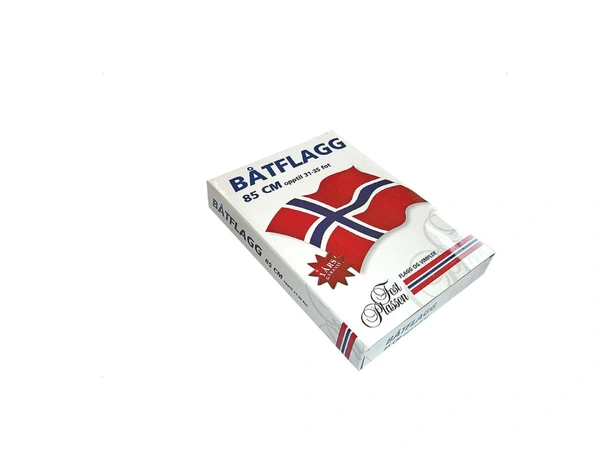 Norsk Båtflagg Premium Polyester - 65x47 cm