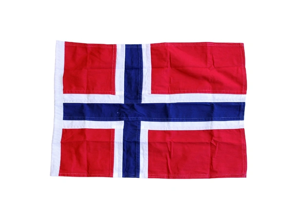 ADELA Norsk båtflagg, 120 x 87 cm Royal Bomull