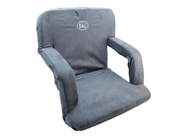 BÅL Sammenleggbar stol med armlener Semsket stoff