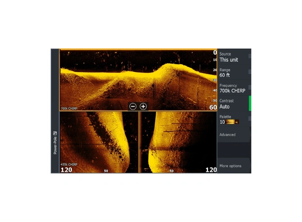 LOWRANCE Active Imaging™ HD 3-in-1 (m/h) SideScan Fish Reveal