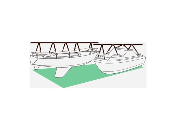 NORENA Dekkstativ R4 - 11,5m passer til alle båttyper 32-35ft