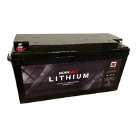 SKANBATT Basic Lithium Batteri 12V 200AH 150A BMS