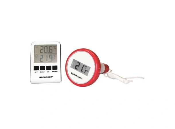 AANONSEN Badetermometer - Trådløs Batteridrevet - For fersk- og saltvann