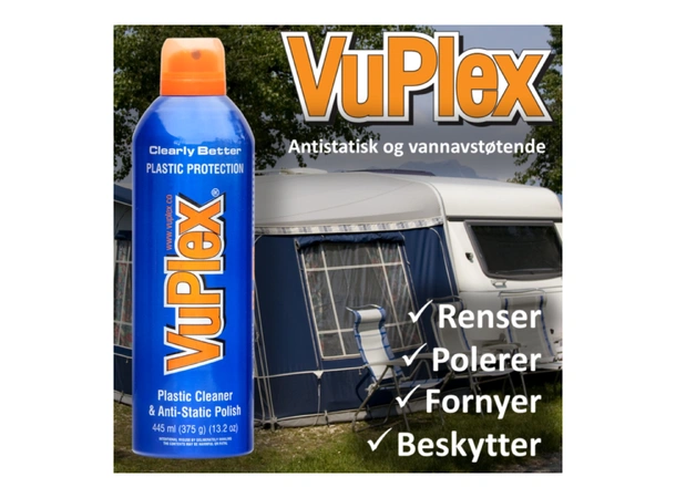 VUPLEX Rens og poleringsmiddel for plastruter, kalesjevinduer m.m