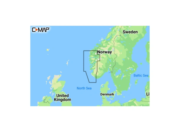 C-MAP Discover Farsund til Måløy