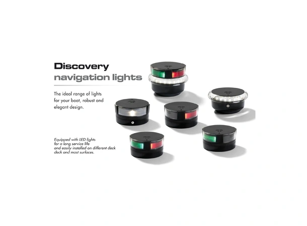 OSCULATI Discovery Lanterne Rød, 2nm, Styrbord