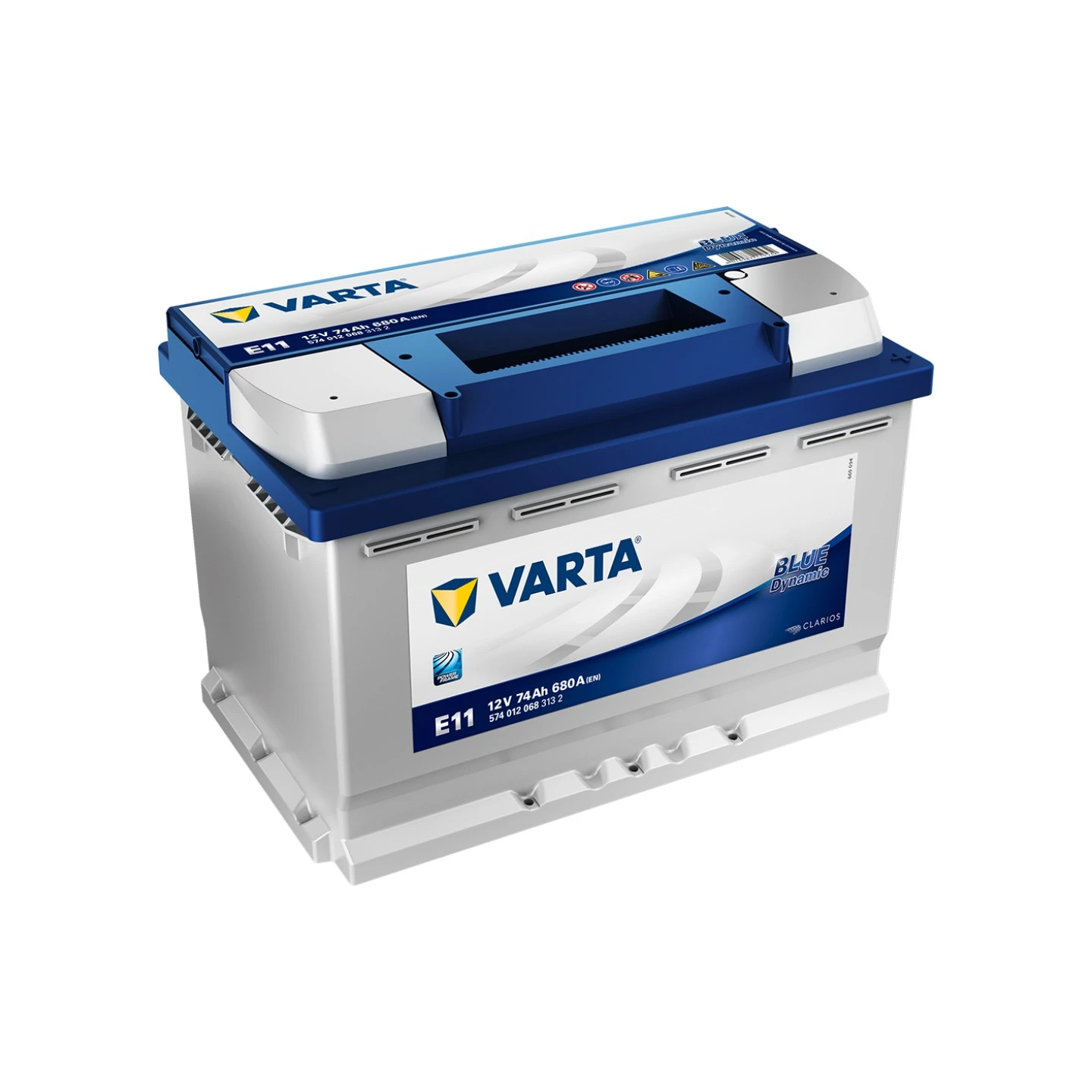 VARTA Blue Dynamic Batteri 12V 74ah 680cca (278x175x190/190mm) +høyre E11