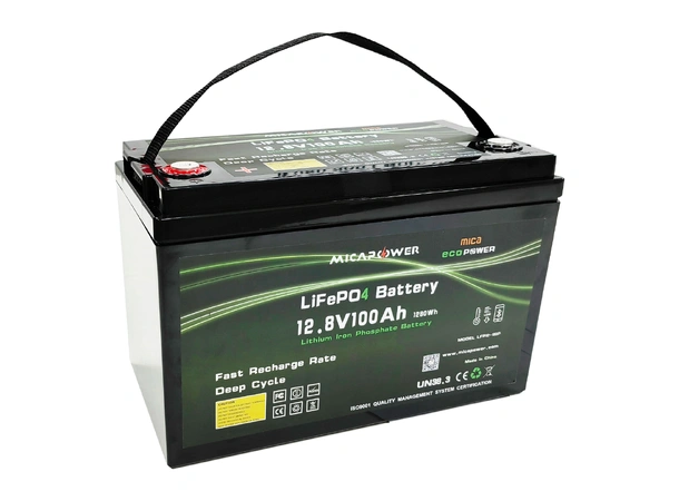 MICA Litiumbatteri PRO 200AH m/Bluetooth og varme 12,8v BMS
