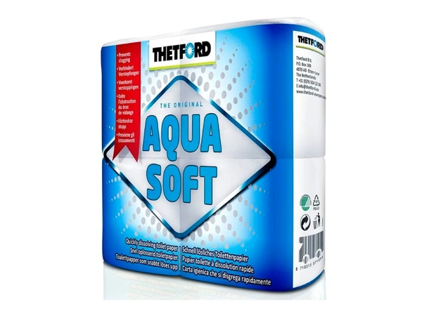 THETFORD Aqua Soft Toalettpapir (4 pk.)