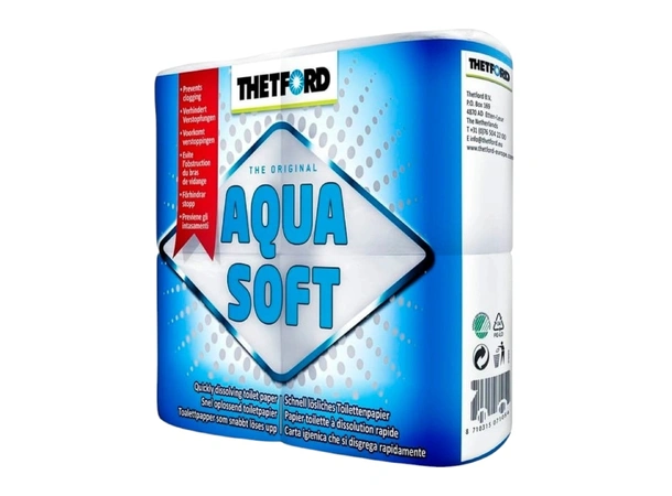 THETFORD Aqua Soft Toalettpapir (4 pk.)