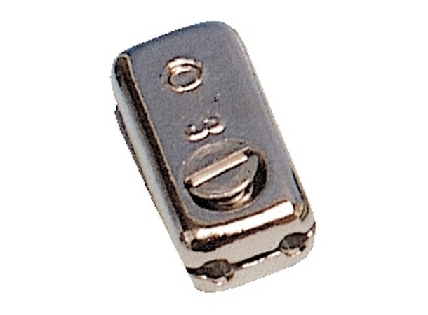 Wireklemme - 3 mm Forkrommet