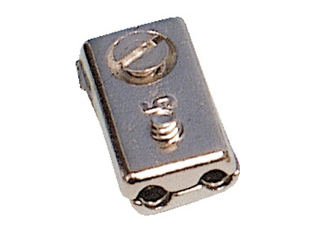 Wireklemme - 5 mm Forkrommet
