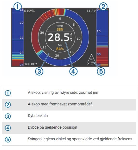 Garmin ekkoloddmodus - Flasher Skop