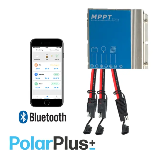POLARPLUS Sammenleggbart Solcellepanel 100w - med USB - 1125x590mm 