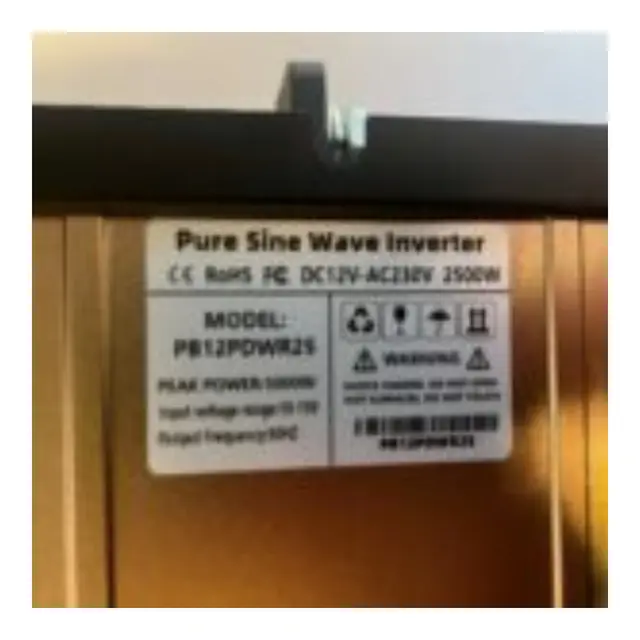 POLARPLUS inverter 2500W med trådløs kontroll 