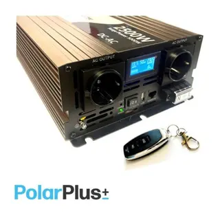 POLARPLUS inverter 2500W med tr&#229;dl&#248;s kontroll