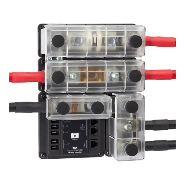 POLARPLUS DCM Class T Sikringsholder m8 med 2xM10 staver, Sikring 110-200a 