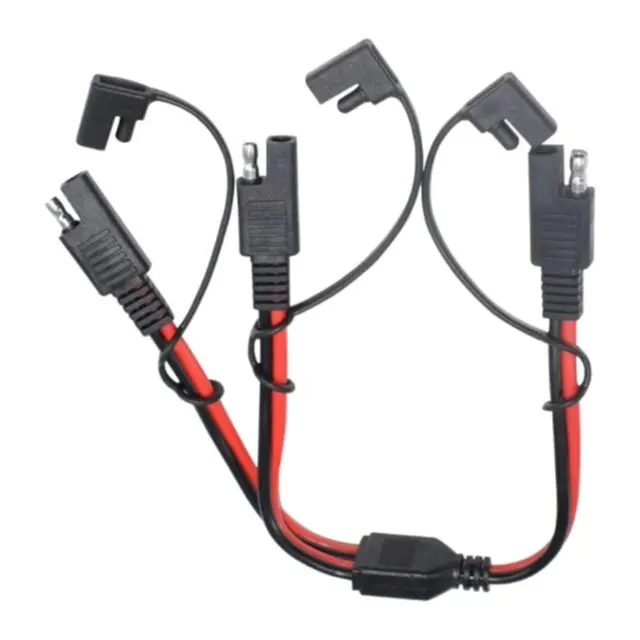 POLARPLUS Y- forgreiningskabel for QCS 30cm - 2x 4mm² - Sort/rød 