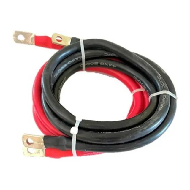 POLARPLUS 2x 25mm² El. kabel m/ Ø8,2mm ringterminaler - 1,5 m 