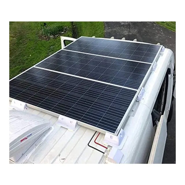 POLARPLUS Braketter for solcellepanel med kabelgjennomføring 2x M18 nipler 
