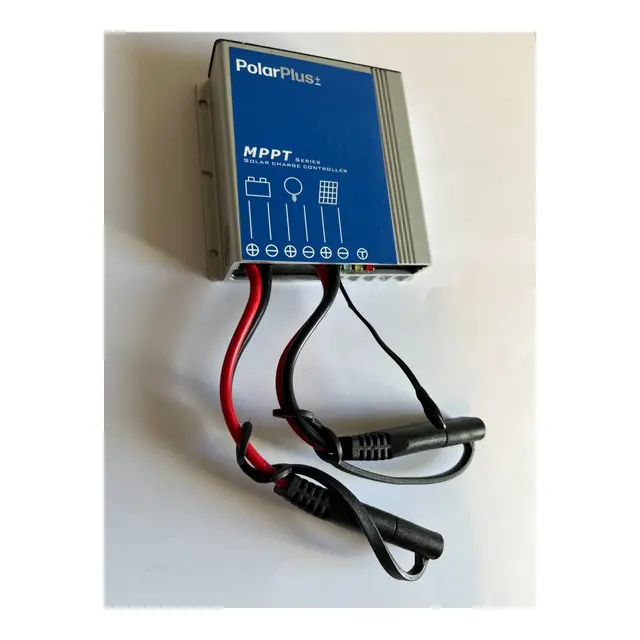 POLARPLUS solcelleregulator  10A Mppt for alle batterityper, 12v, Bluetooth 