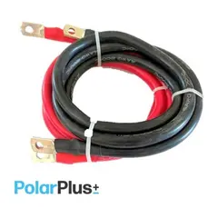 POLARPLUS 2x 25mm² Batteri/inverter med Ø8,2mm ringterminaler 1,5 meter lang