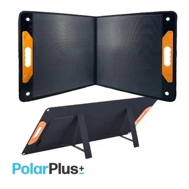 POLARPLUS 80W sammenleggbar solcellepanel 560x570x30mm 