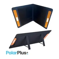 POLARPLUS 100w sammenleggbar solcellepanel (58x58x4cm),