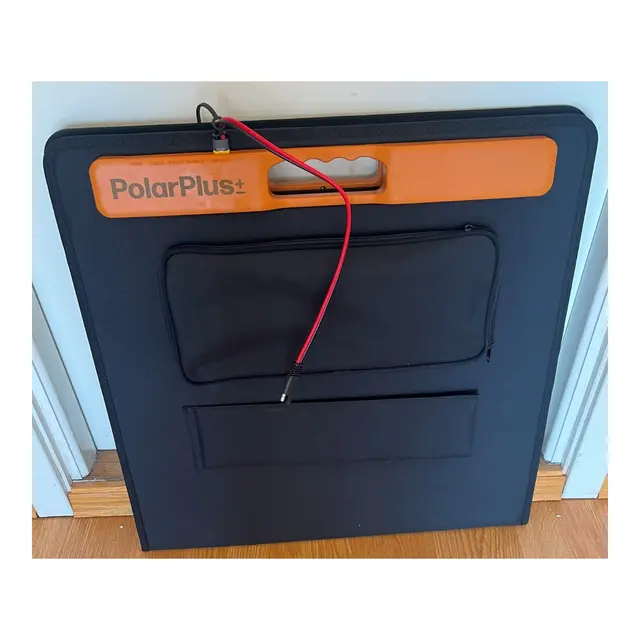 POLARPLUS 100w sammenleggbar solcellepanel (58x58x4cm), 