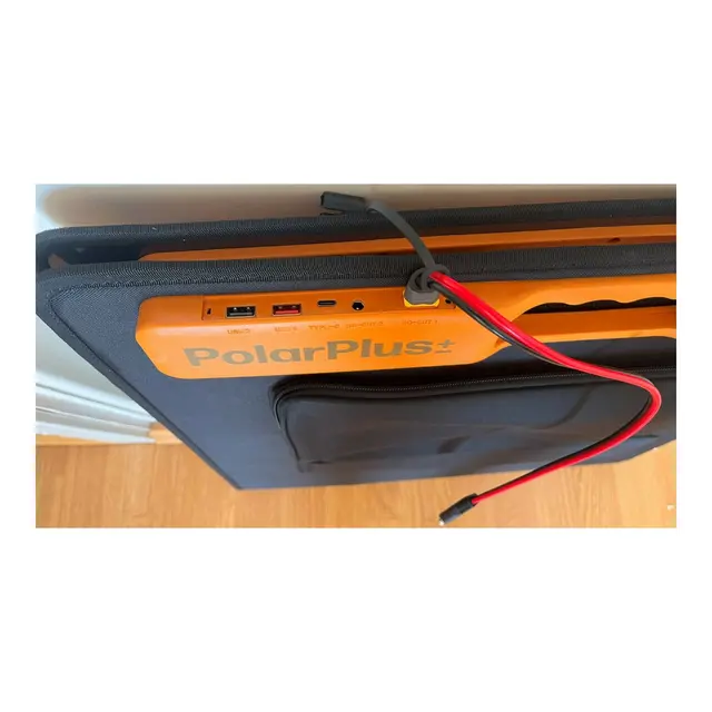 POLARPLUS 100w sammenleggbar solcellepanel (58x58x4cm), 