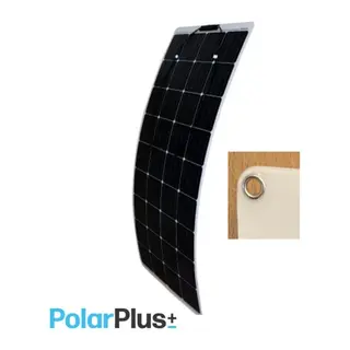 POLARPLUS 150w Fleksibelt Solpanel 60x128cm med TOPCon N-Type halvceller