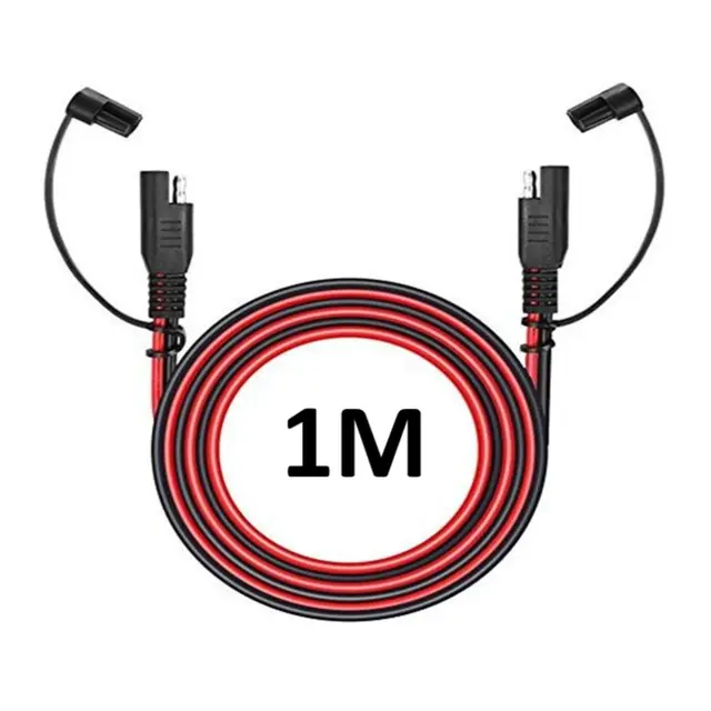 POLARPLUS skjøtekabel for QCS-system 1 meter - 2x 4mm² - sort/rød 