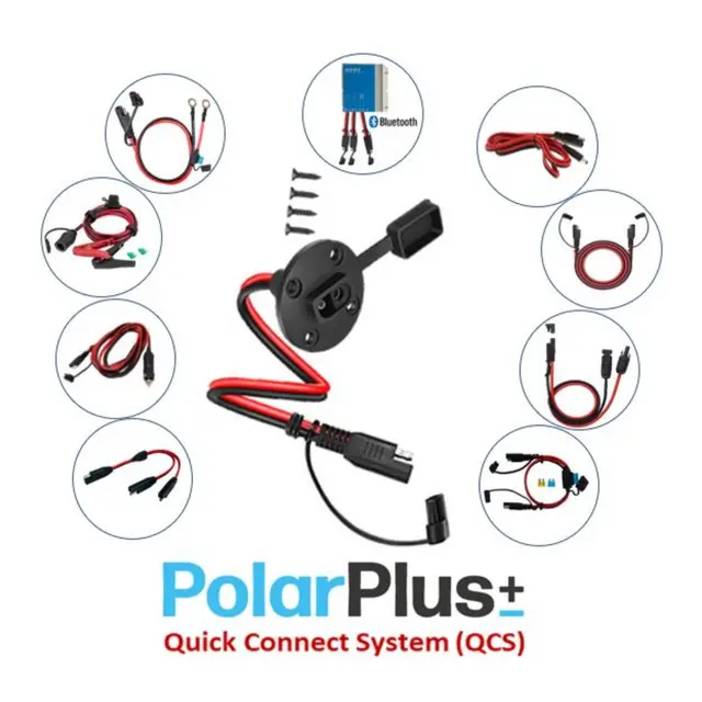 POLARPLUS Sammenleggbart Solcellepanel 100w - med USB - 1125x590mm 