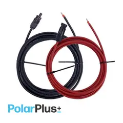 POLARPLUS Solcellekabel 2x5m med MC4