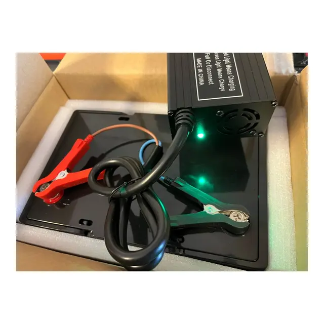 POLARPLUS 12v/20a lader for Litium kabler med krokodilleklemmer 