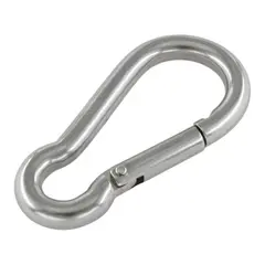 Karabinkrok syrefast 316 60 mm - 8,5 mm &#229;pning