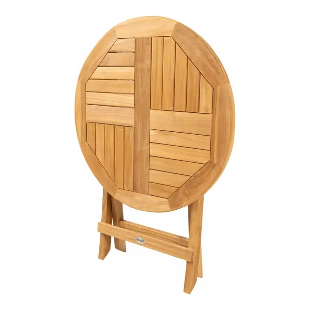 HARTMAN Skagen sammenleggbart bord Ø70cm - teak 