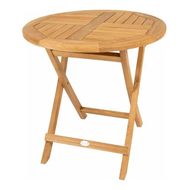 HARTMAN Skagen sammenleggbart bord Ø70cm - teak 