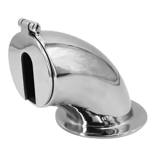 Gjennomf&#248;ring for kjetting 90&#176; m/lokk - AISI 316 Syrefast st&#229;l