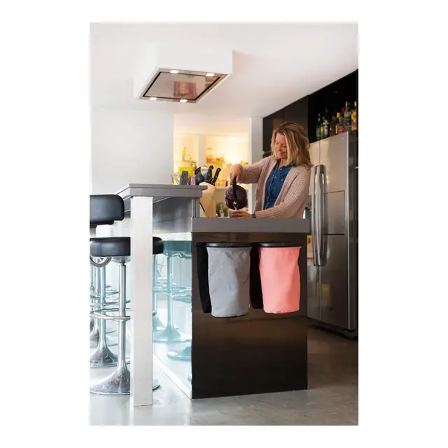 FLEXTRASH fleksibel Avfallsbeholder - 9L Boldy Black 