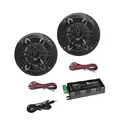 H&#248;yttalerpakke med Bluetoothforsterker 2 stk sorte 5,25&#39;&#39; h&#248;yttalere