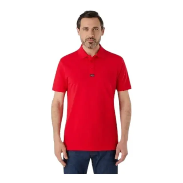 MUSTO ESSENTIAL Pique Polo True Red - Str. L 