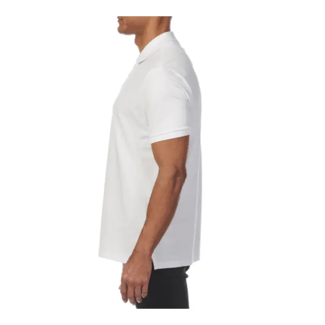 MUSTO ESSENTIAL Pique Polo Hvit - Str. S 